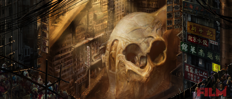 Illustration for article titled Pacific Rim concept art reveals what the townsfolk do with rotting Kaiju carcasses